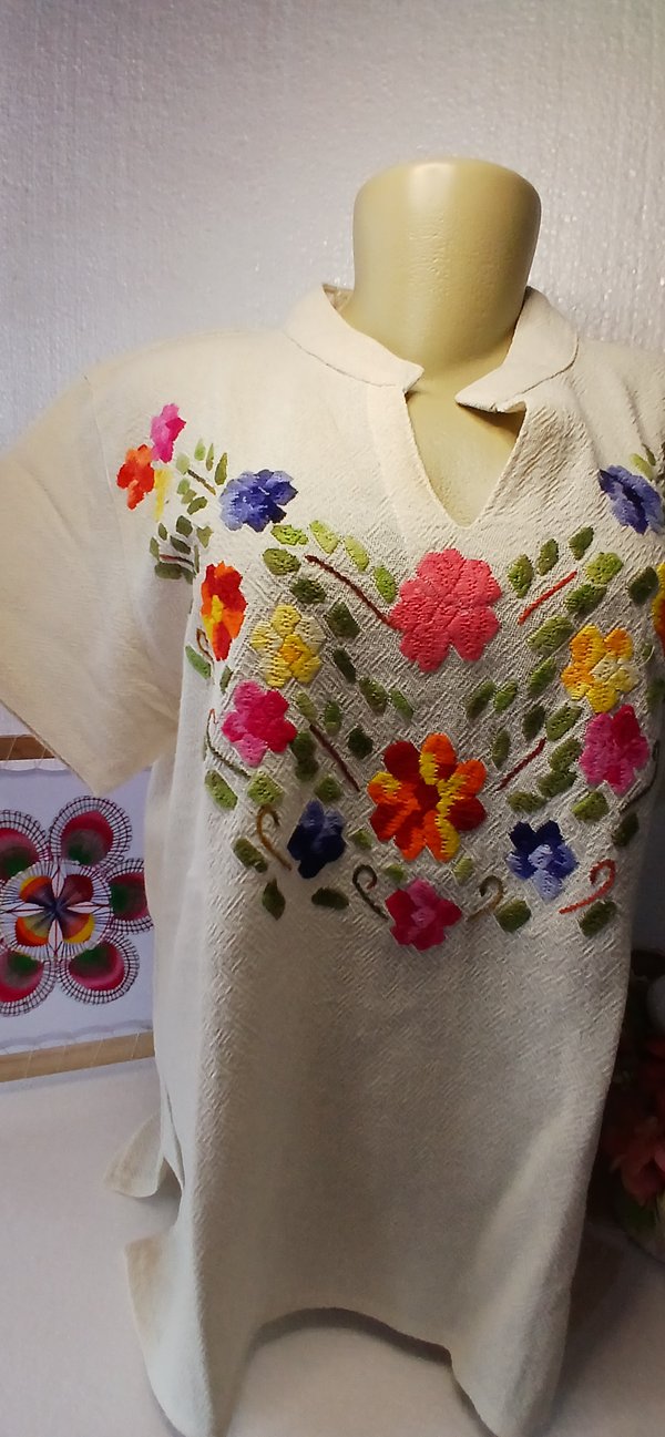 Blusa Fem Lienzo Color Crudo