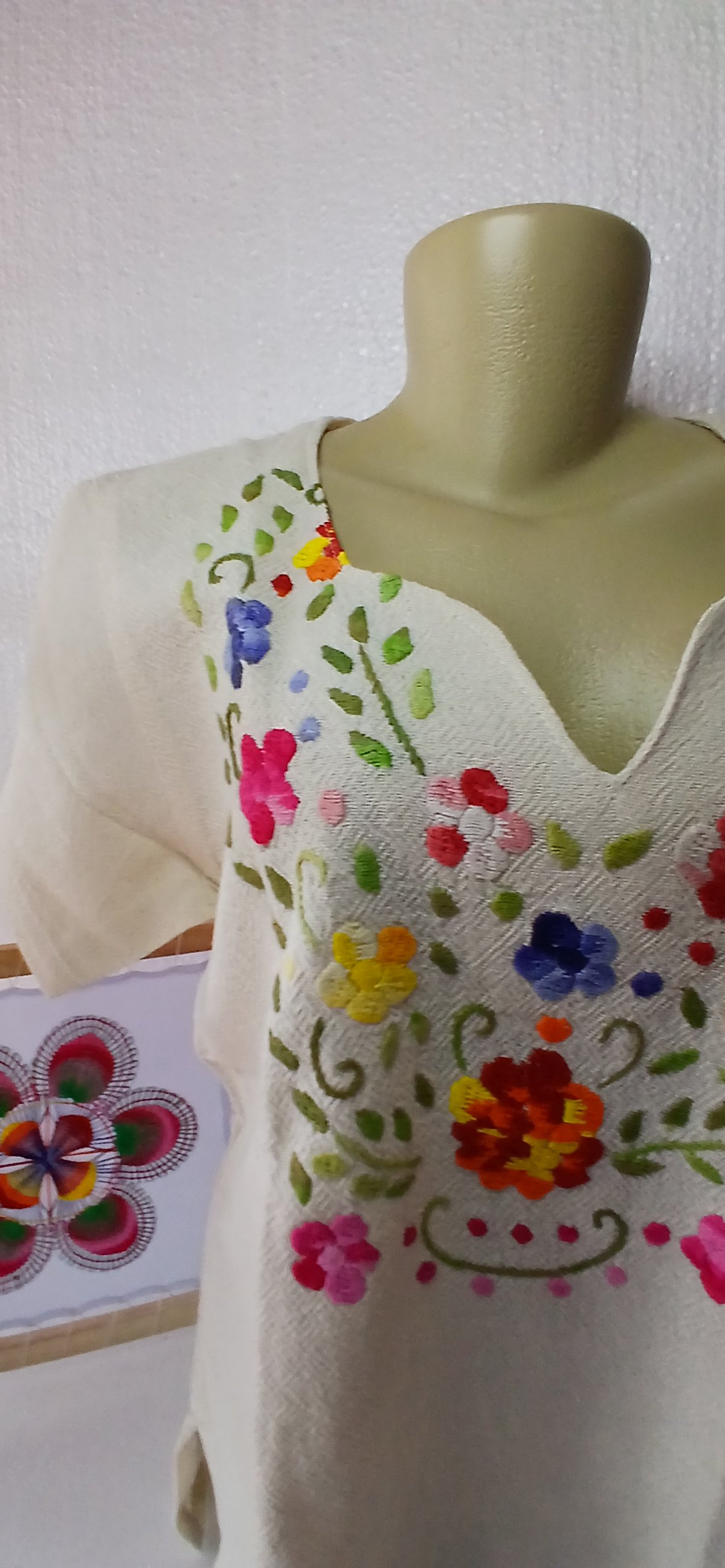 Blusa Fem Lienzo Color Crudo - 2