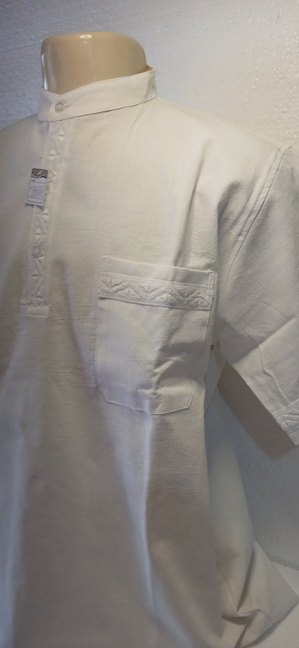 Remera Masc. Con cuello Verde claro