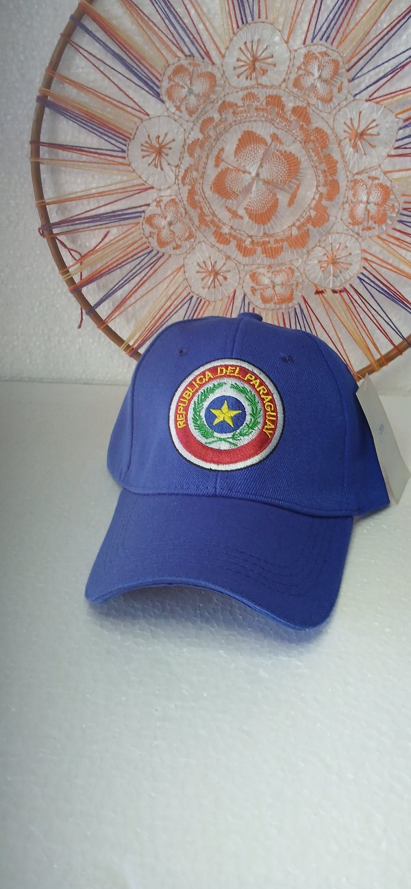 Quepis Unisex. Bord. Azul Francia