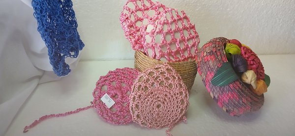 Rodetera de hilo Rosado