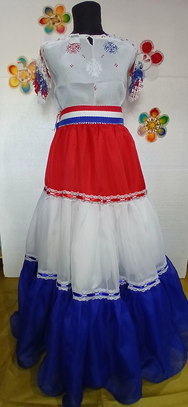 Pollera de DP Tricolor Pequeño