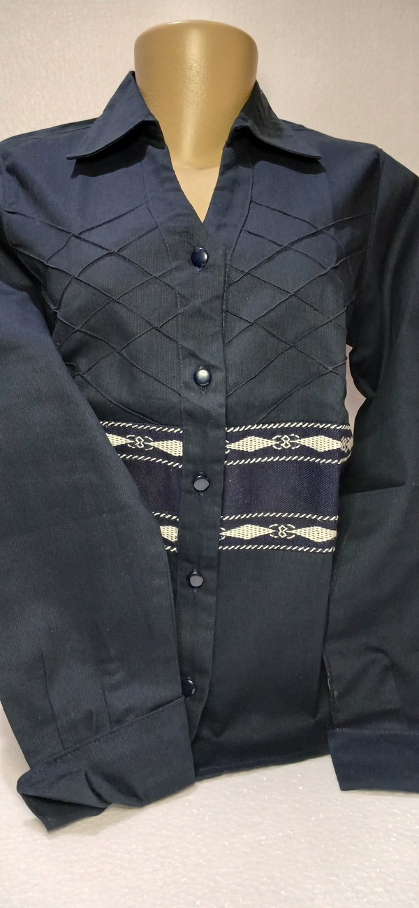 Camisa Fem Azul
