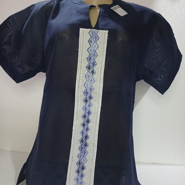 Blusa Fem Ao po'i Azul Marino