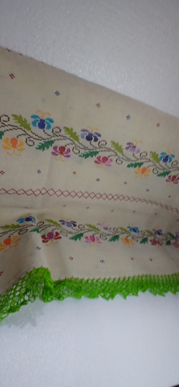 Mantel  de lienzo para mesa larga 