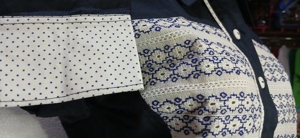 Camisa Fem Azul Marino