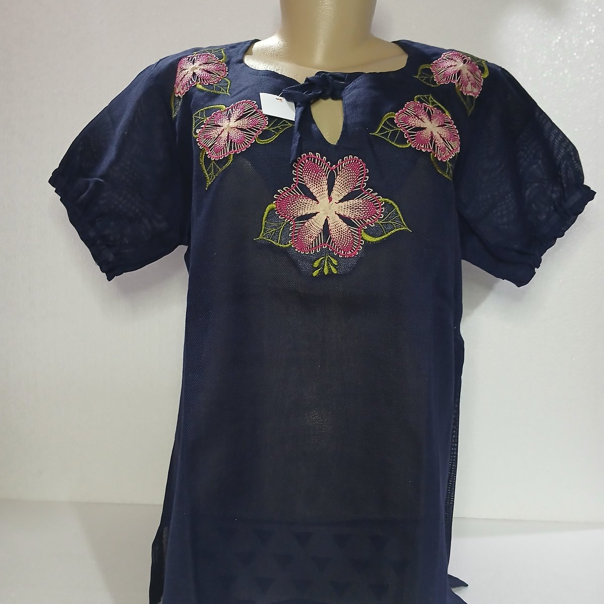 Blusa Fem Ao Po'i Azul Marino - 2