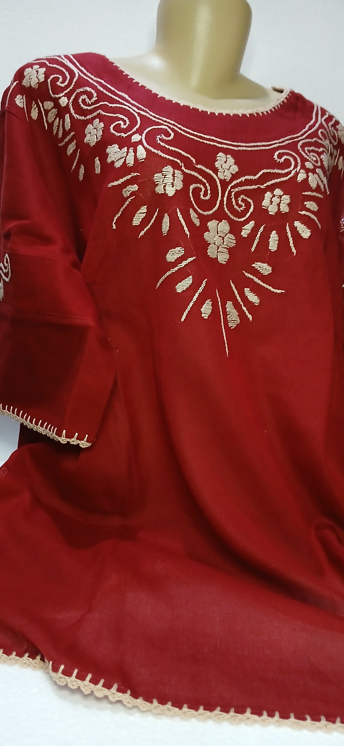 Blusa Fem Bordo - 2