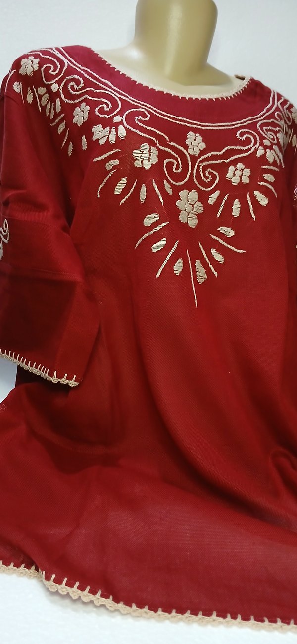 Blusa Fem Bordo
