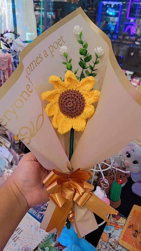 Ramo de flores de crochet - Danitissus