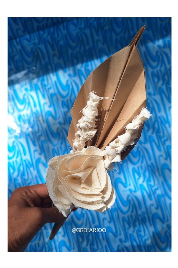 Ramo de flores de tela - GGDiario