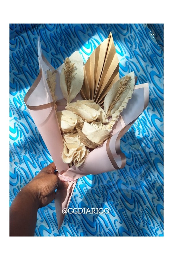 Ramo de flores de tela - GGDiario