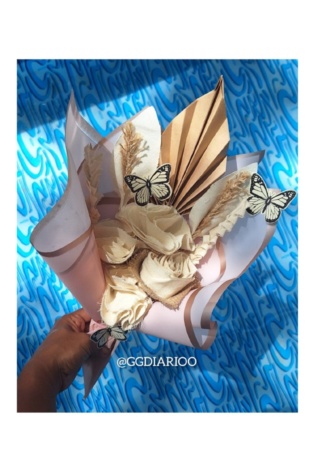 Ramo de flores de tela - GGDiario - 4