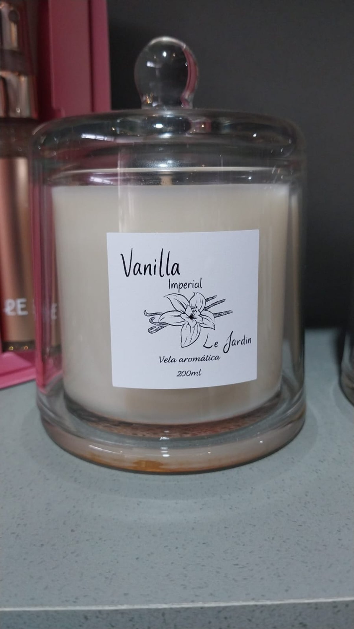 Vela aromática vanilla 200 ml