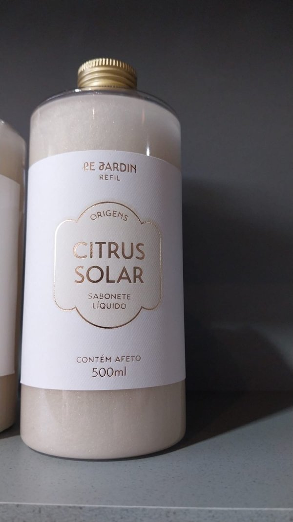 Sabonete líquido cítrus solar 500 ml