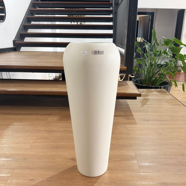 Vaso Veneza branco off 60cm