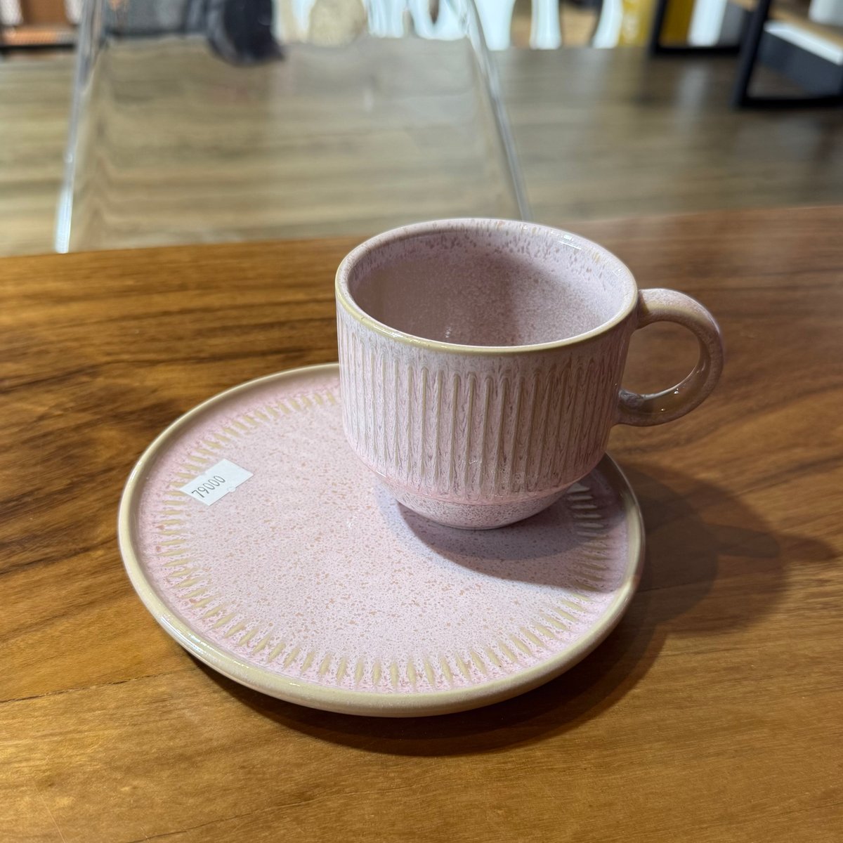 Xícara chá com pires gerem granite 230 ml - 2