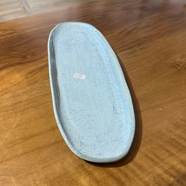 Travessa oval rasa g orgânica glam 36x13cm