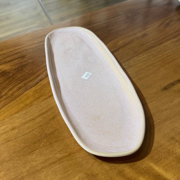 Travessa oval rasa g orgânica glam 36x13cm