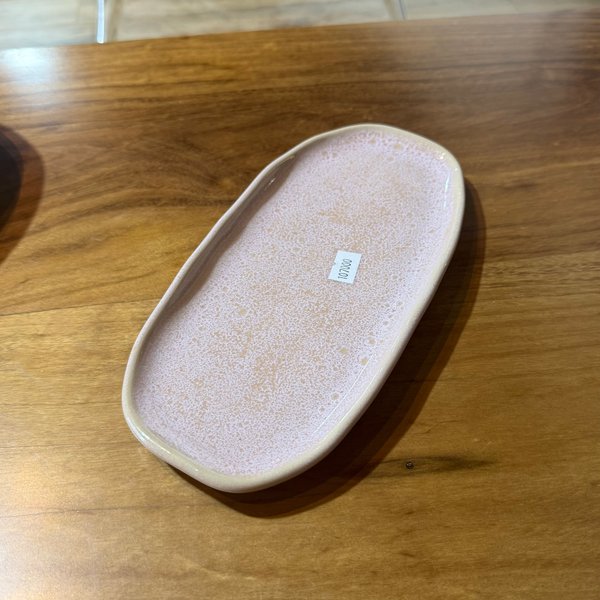 Travessa oval rasa p orgânico green granite 23x11cm