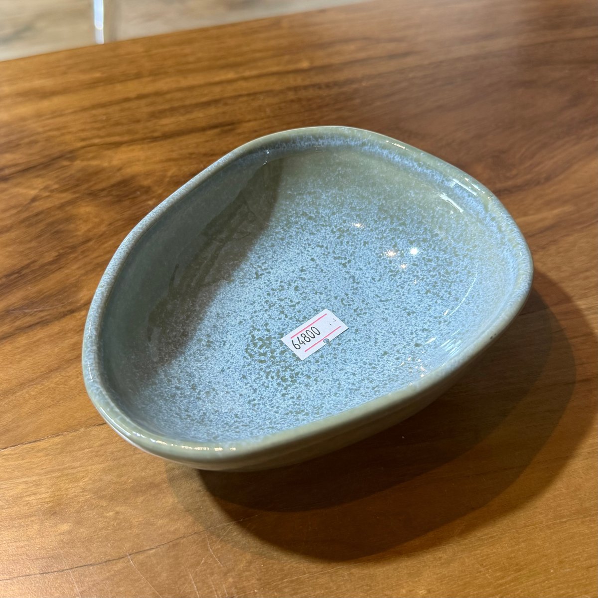 Cumbuca oval orgânico green granite 14,5x12cm