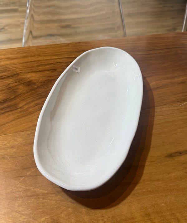 Travessa oval funda g orgânico green granite 32x16cm