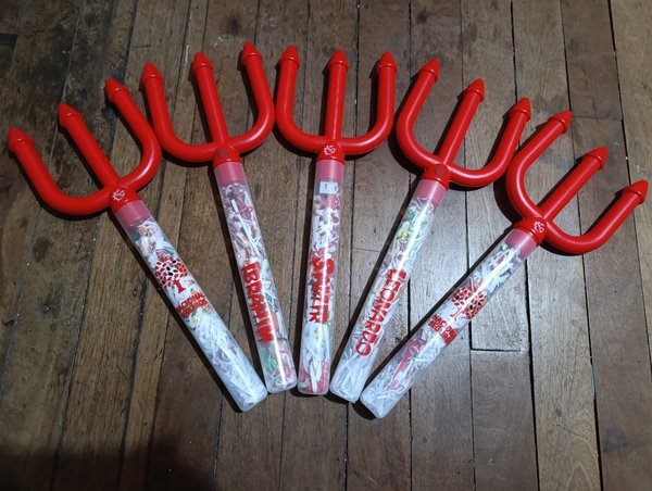 Trinche personalizados con dulces