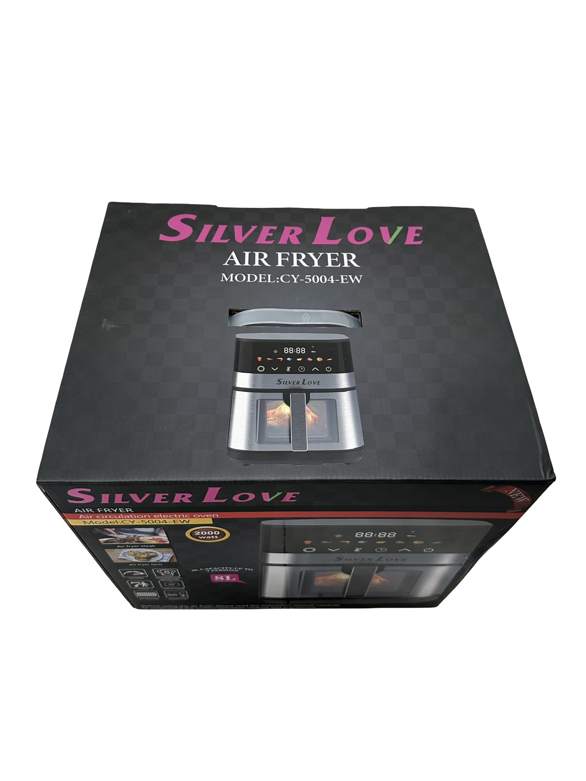 Air Fryer Silver Love 8 Lts – 2000W  - 2