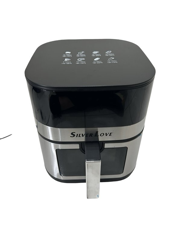 Air Fryer Silver Love 8 Lts – 2000W 