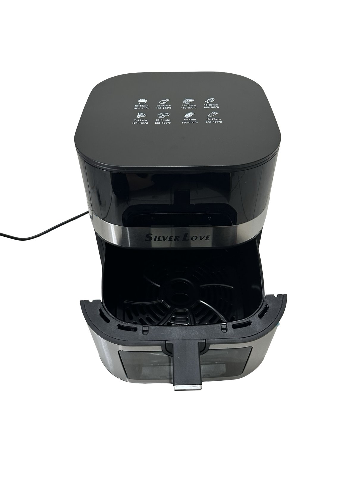 Air Fryer Silver Love 8 Lts – 2000W  - 4