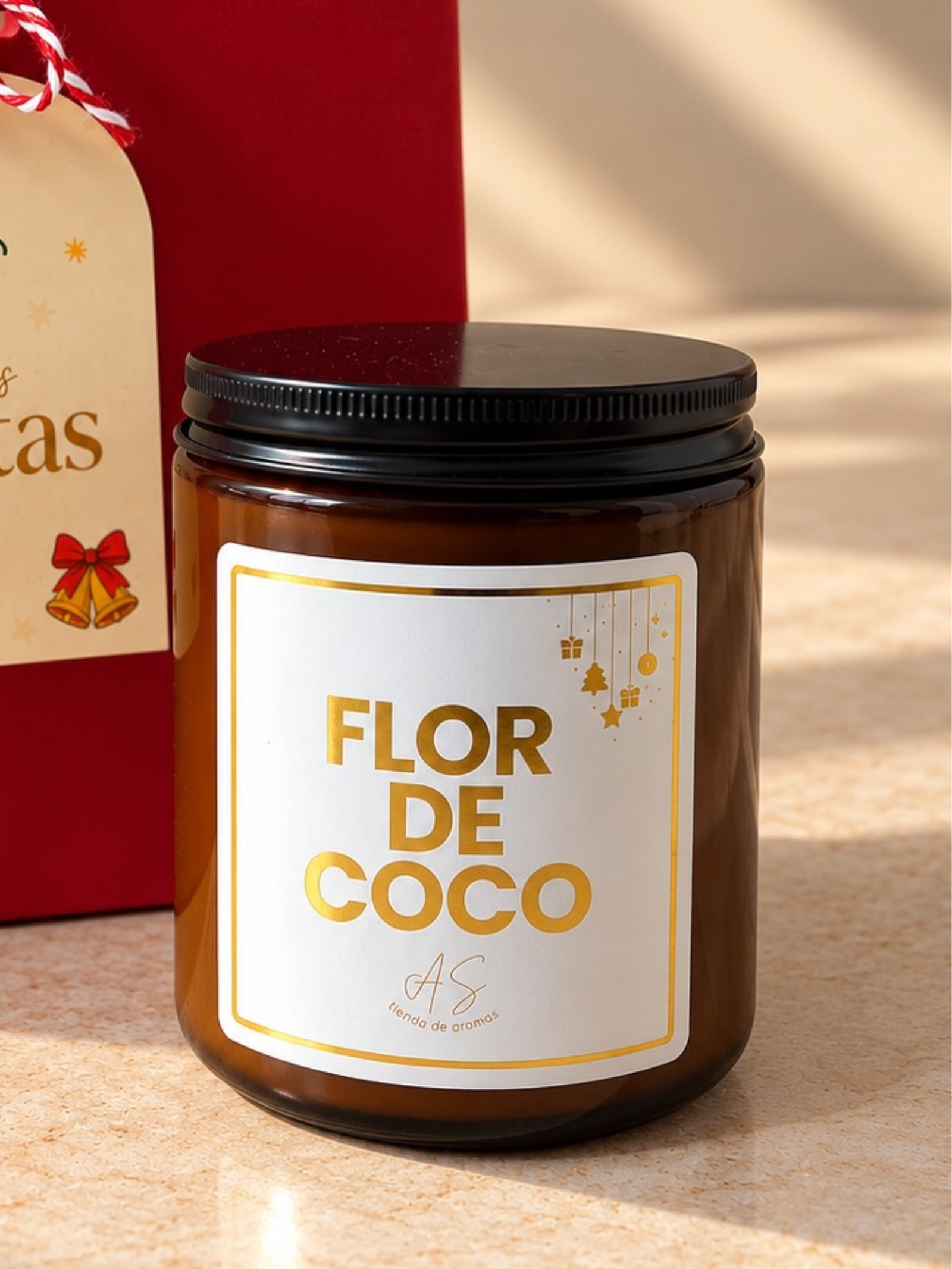 Vela Flor de Coco 220g - 2