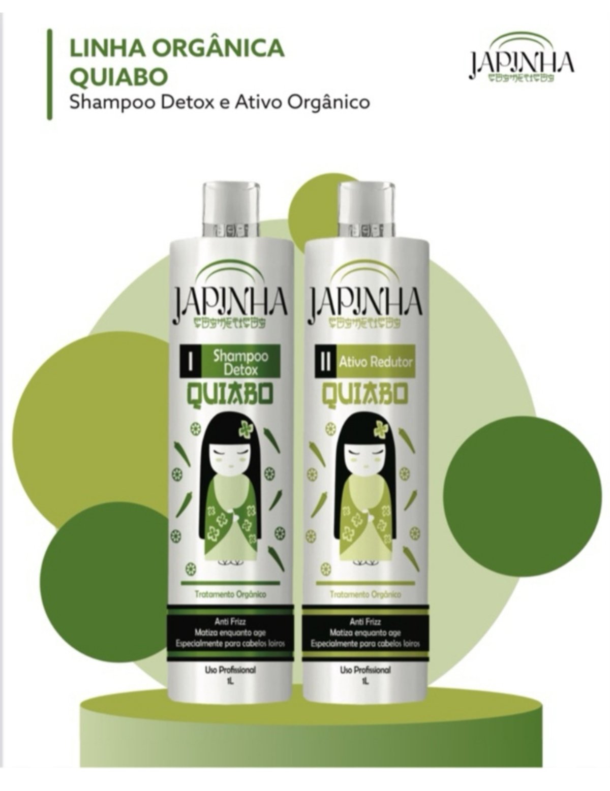 kit alisado Orgánico Quiabo!✨