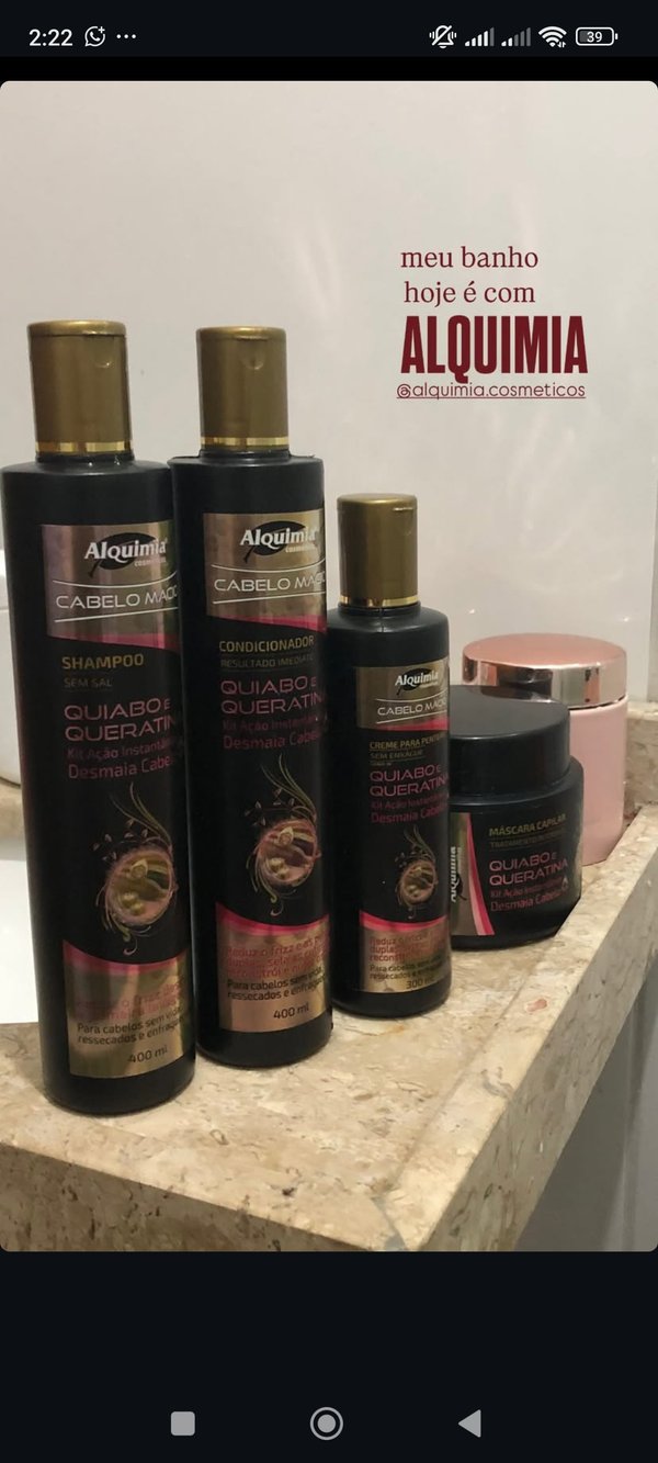 Kit 4en1 Quiabo uso diario✨