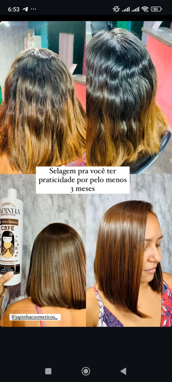 Alisado orgánico café profesional ✨💆