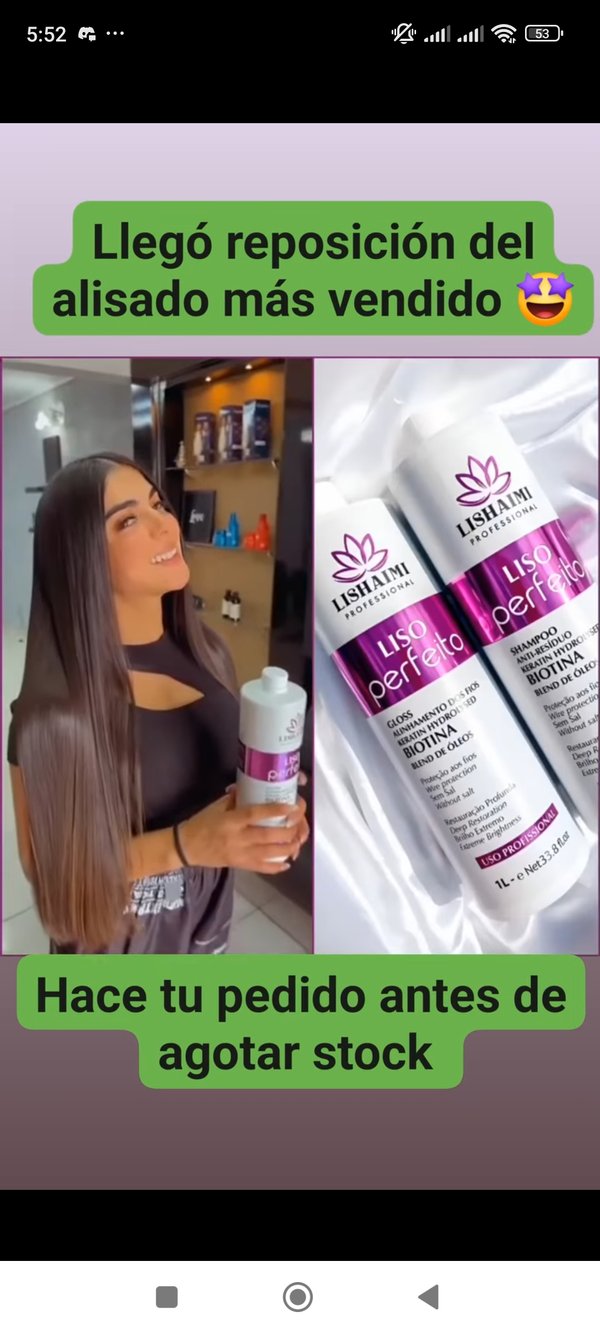 Alisado Liso Perfecto lishaimi ✨