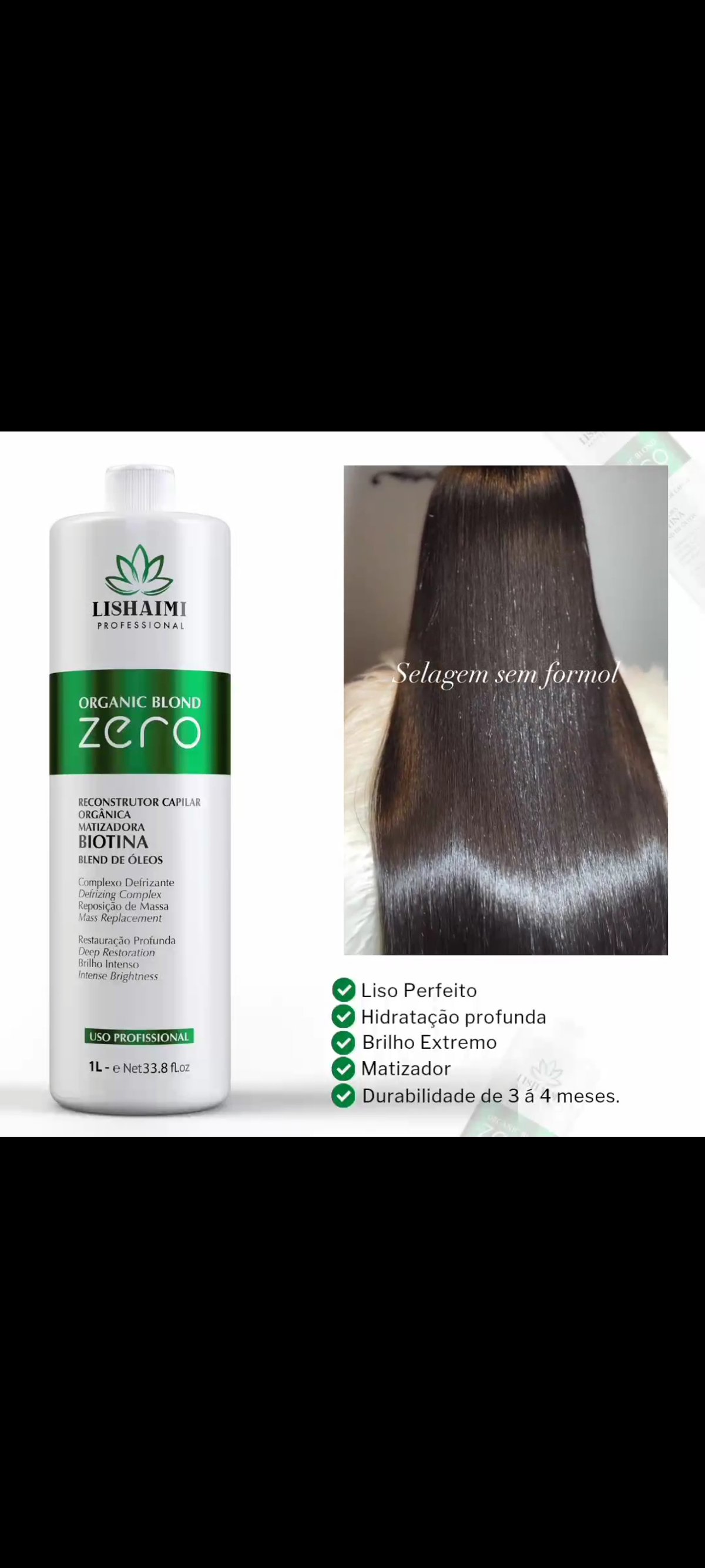 Alisado Orgánico LISHAIMI PROFESIONAL 1L:😱