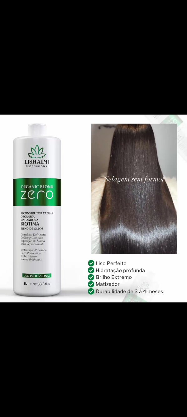 Alisado Orgánico LISHAIMI PROFESIONAL 1L:😱