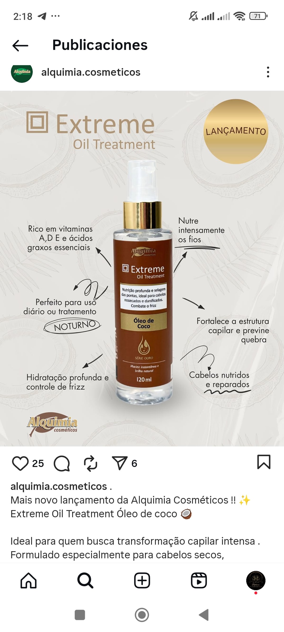 ✨Aceite Finalizador Nutritiva ✨
