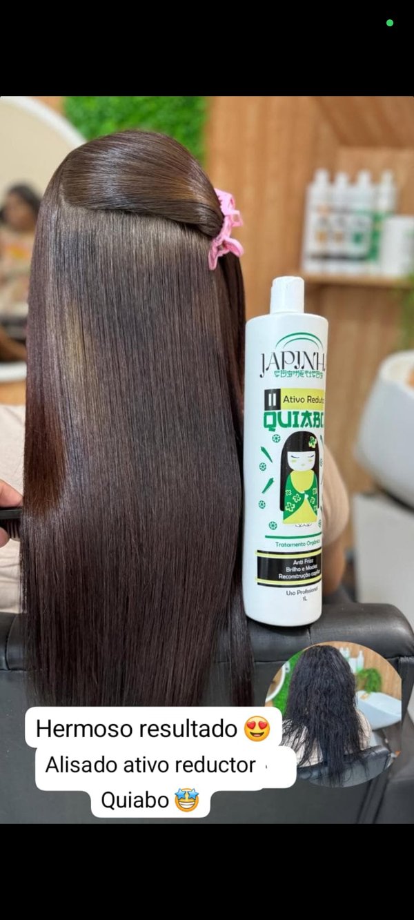 kit alisado Orgánico Quiabo!✨