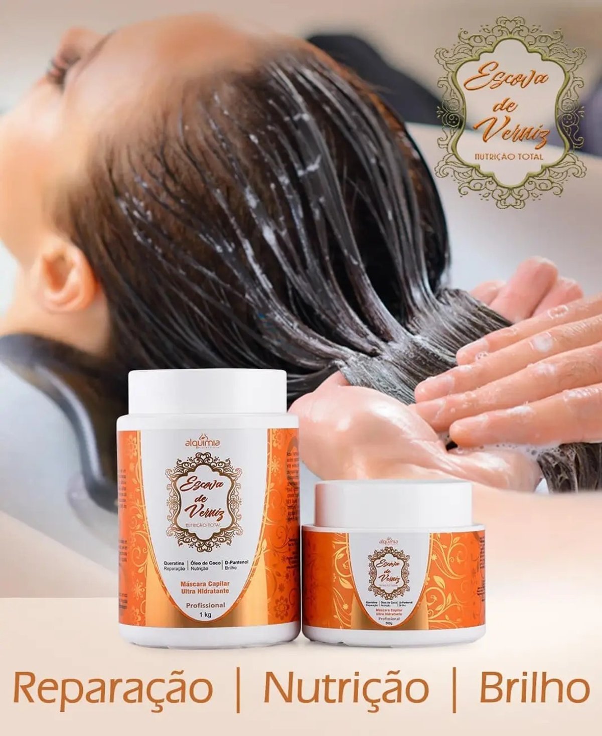 Escoba de verniz efecto espejo ✨💆