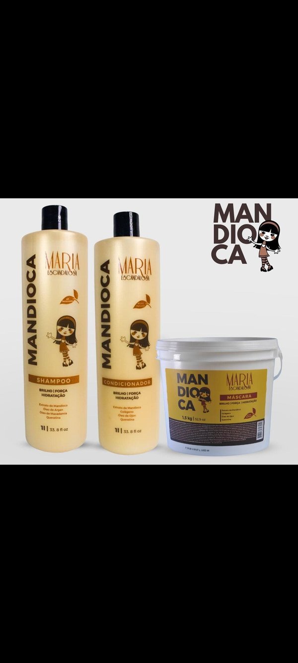 ✨ ¿Tu cabello merece un tratamiento real?✨  Línea Mandioca✨
