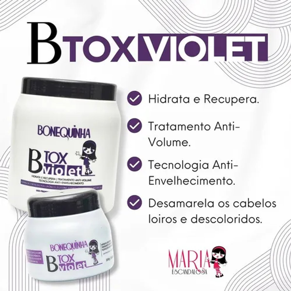 BTOX VIOLET de Bonequinha ✨