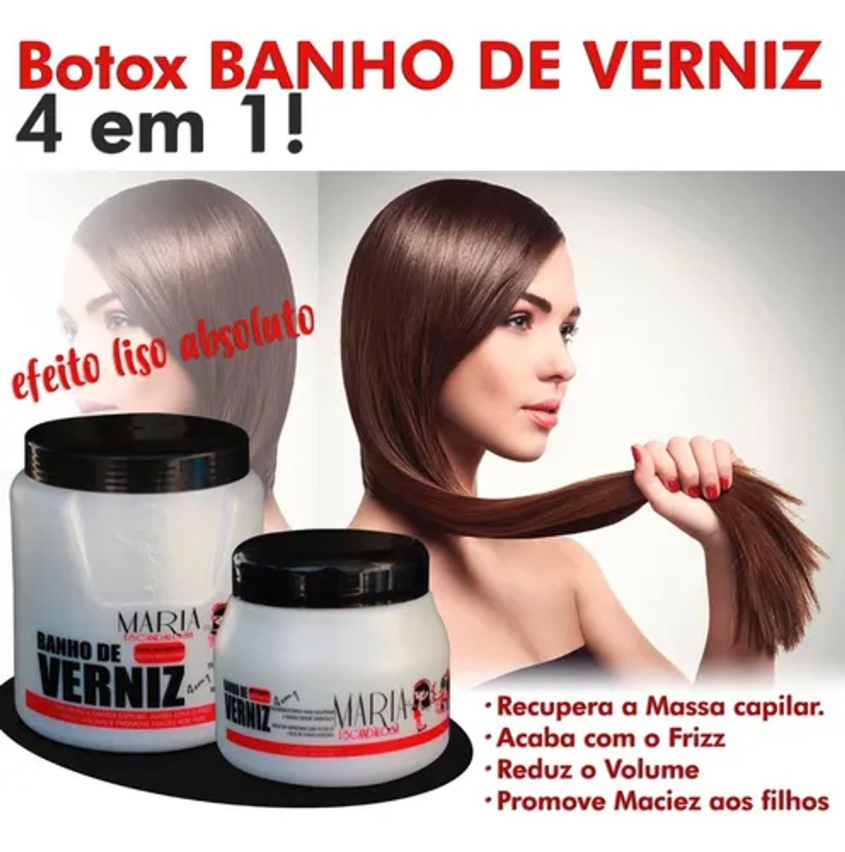 Banho de Verniz 4en1 de Maria Escandalosa! 🌸✨ - 4