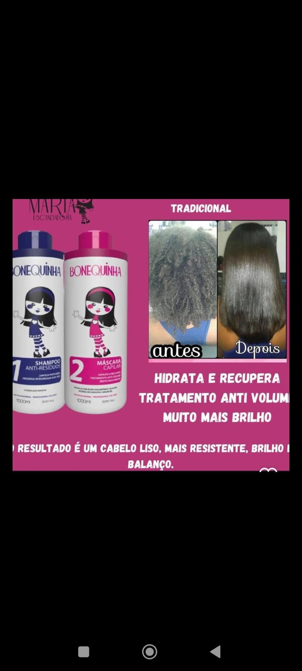 Alisado con formol Bonequinha✨💆