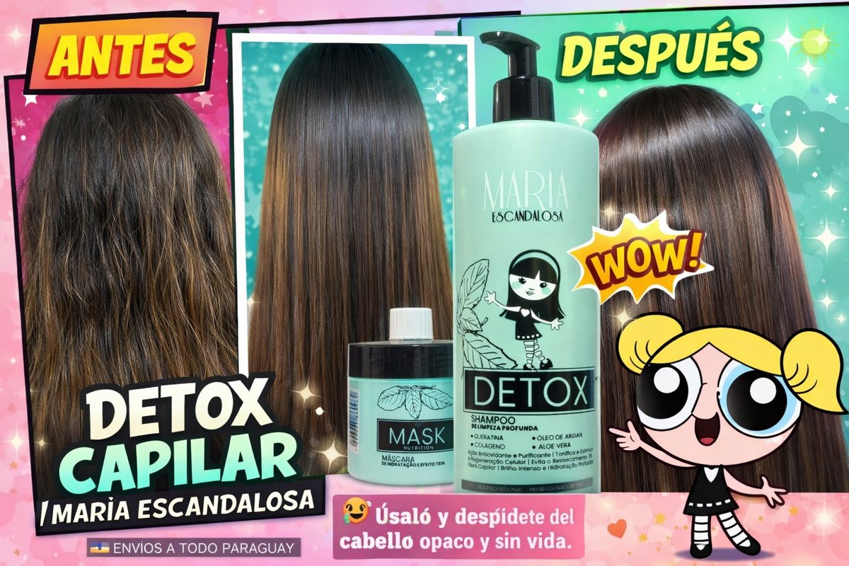 💚 Tratamiento pre alisado Detox Capilar María Escandalosa 💚 - 2