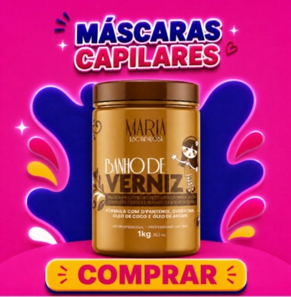 Banho de Verniz Maria Escandalosa! 🌸✨ 