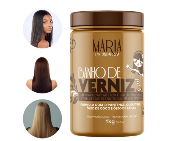 Banho de Verniz Maria Escandalosa! 🌸✨ 