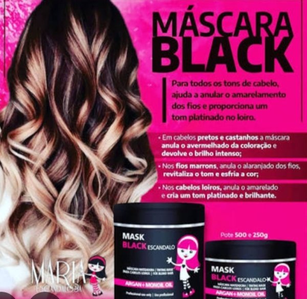 MASK BLACK ESCÂNDALOSA⚫