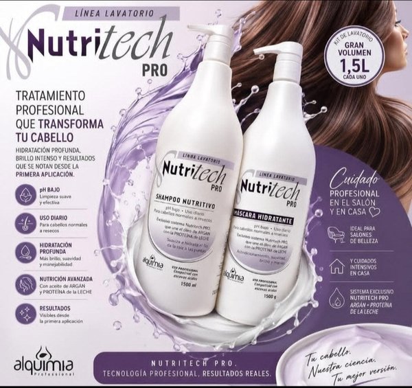 Kit lavado especial PH bajo Nutritech Profesional ✨