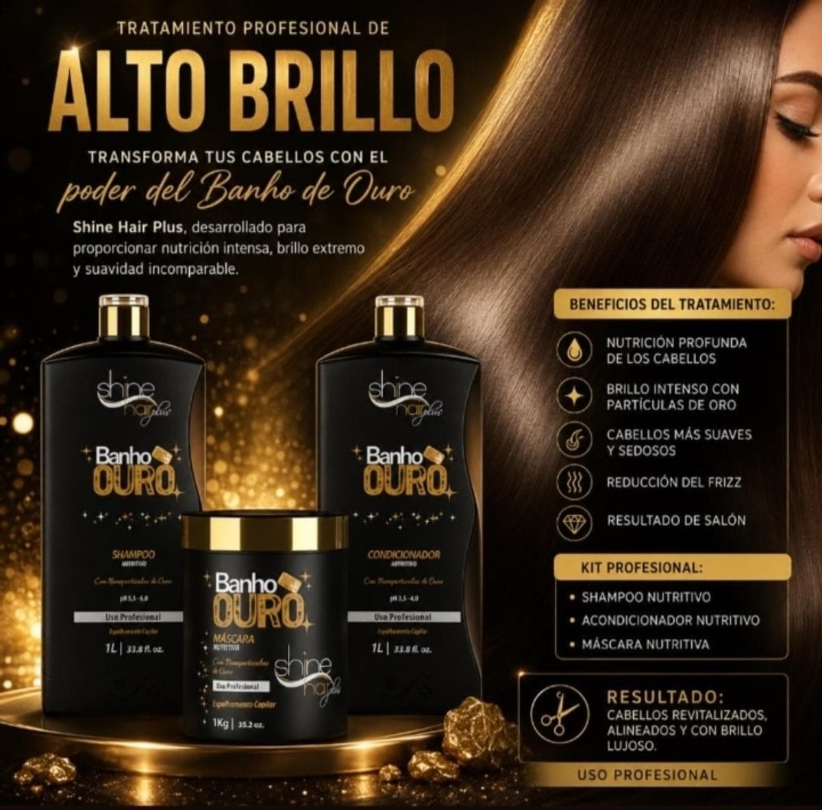 Baño de Oro. Fórmula profesional ultra potente✨  - 2